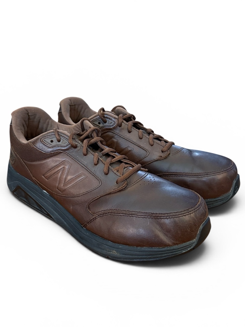New Balance 928v2 12.5 4E Extra Wide Brown Leather Walking Shoes MW928BR2